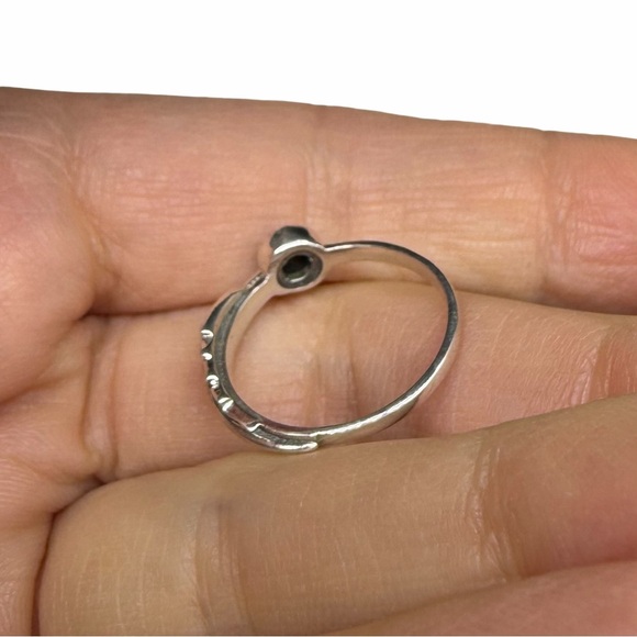 Sleeping Beauty Turquoise Ring Size 7 Solid 925 Sterling Silver Dainty - Picture 5 of 6